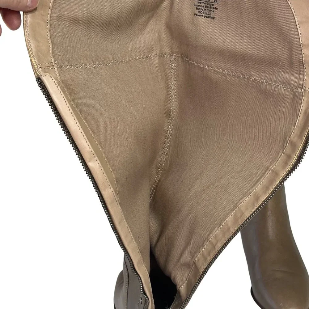 Franco Sarto Roselle Over The‎ Knee Boots Womens 7 M Tan Riding